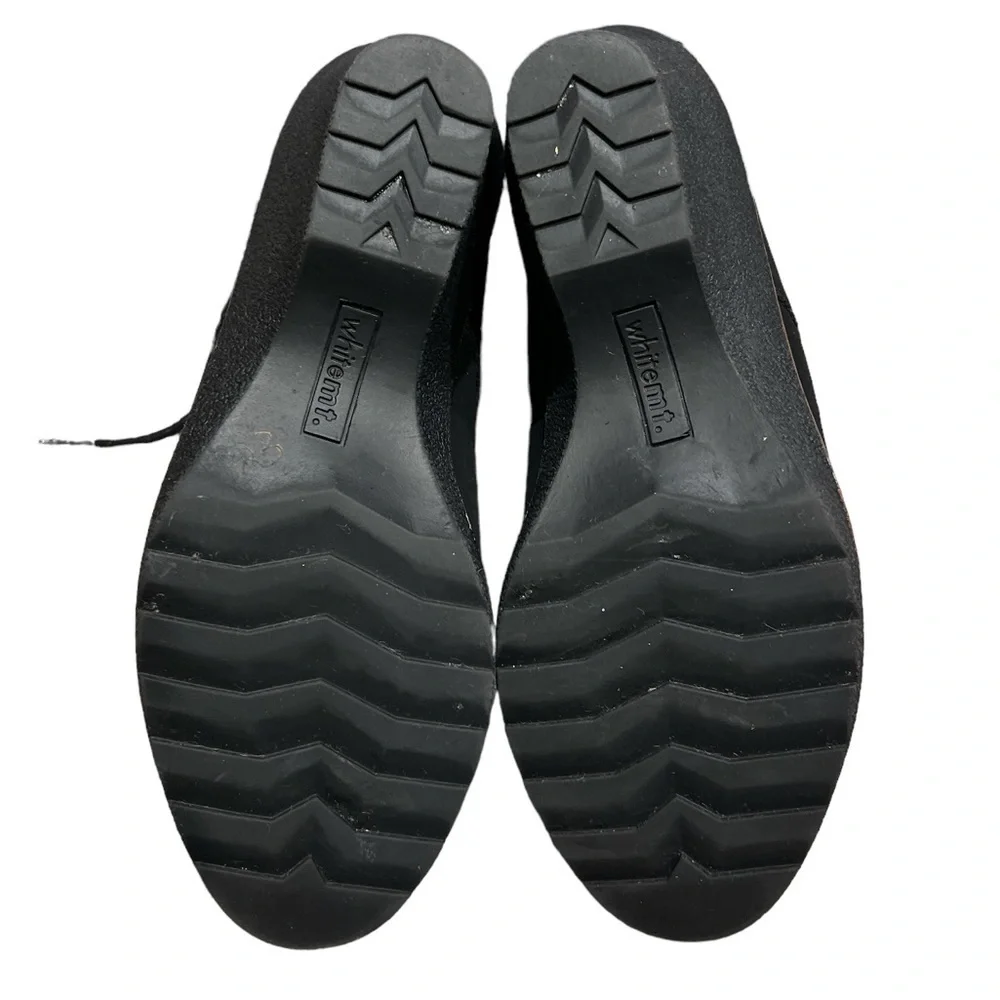 WHITE MOUNTAIN LAMBERT WEDGE BOOTIE BLACK SZ 10